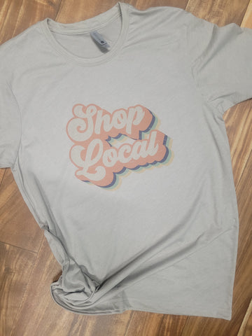 Shop Local (Retro) Graphic T