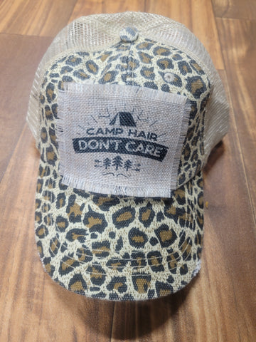 Camp Hair Don't Care Patch Hat