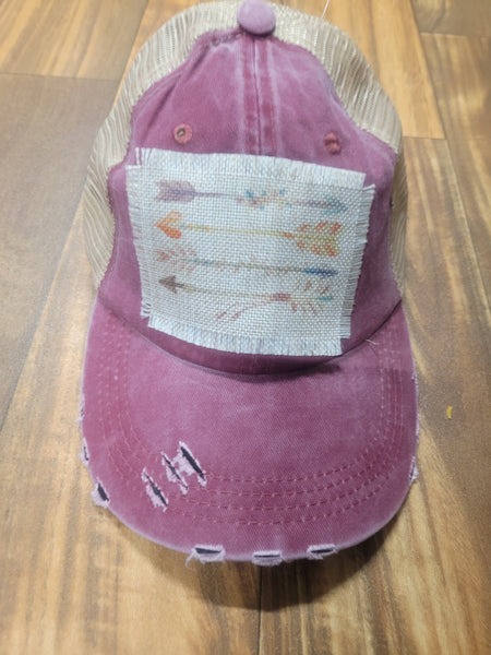 Boho Arrows Patch Hat