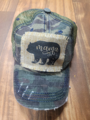 Mama Bear Patch Hat