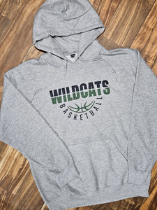 Wildcats Basketball - Grey Hoodie