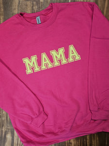 MAMA Crew Sweatshirt (Puff HTV)