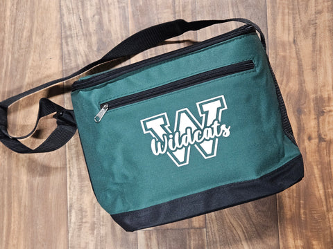 Wildcats W - 12 Can Cooler - Forest Green