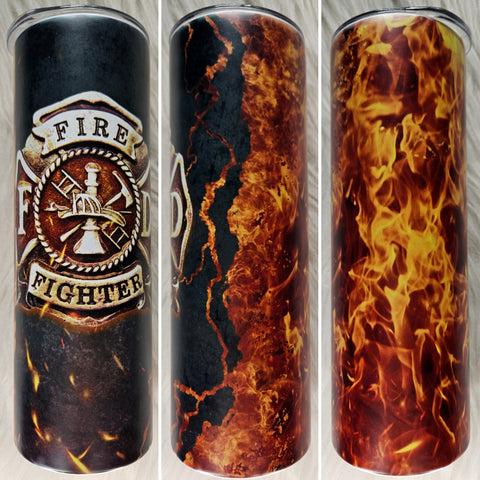 Fire Fighter Tumbler