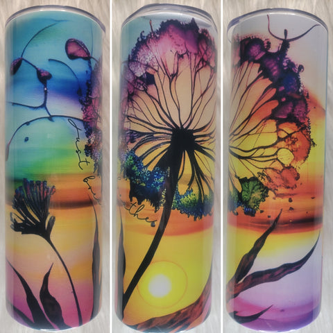 Just Breathe Dandelion Tumbler (Vibrant Series)