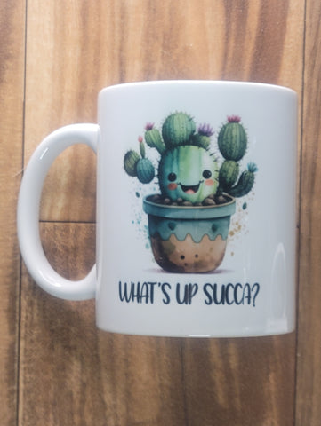 What's Up Succa? (Succulent) Mug