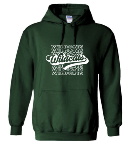 Wildcats Echo - Forest Green Hoodie