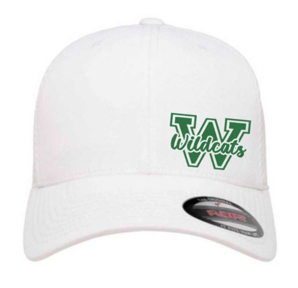 Wildcats W - Fitted Flexfit Airmesh Hat