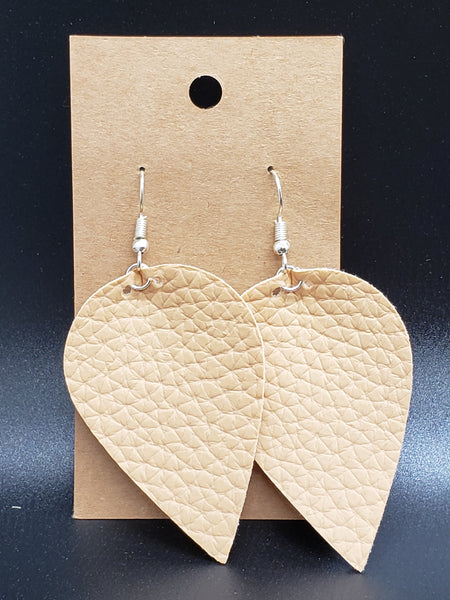 Petal Earrings - Tan