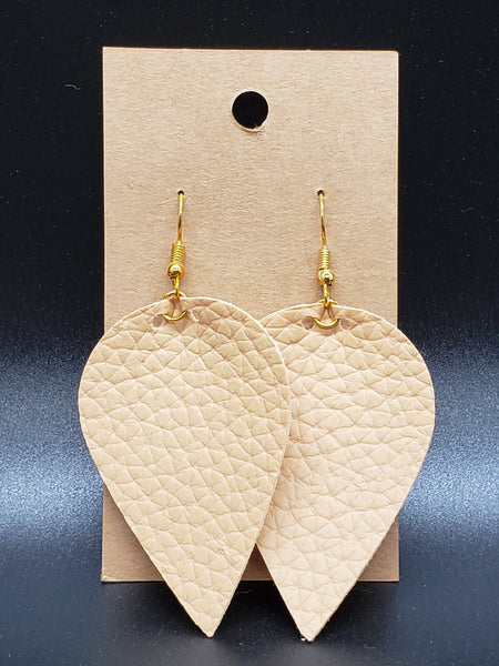 Petal Earrings - Tan