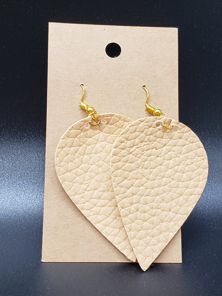 Petal Earrings - Tan