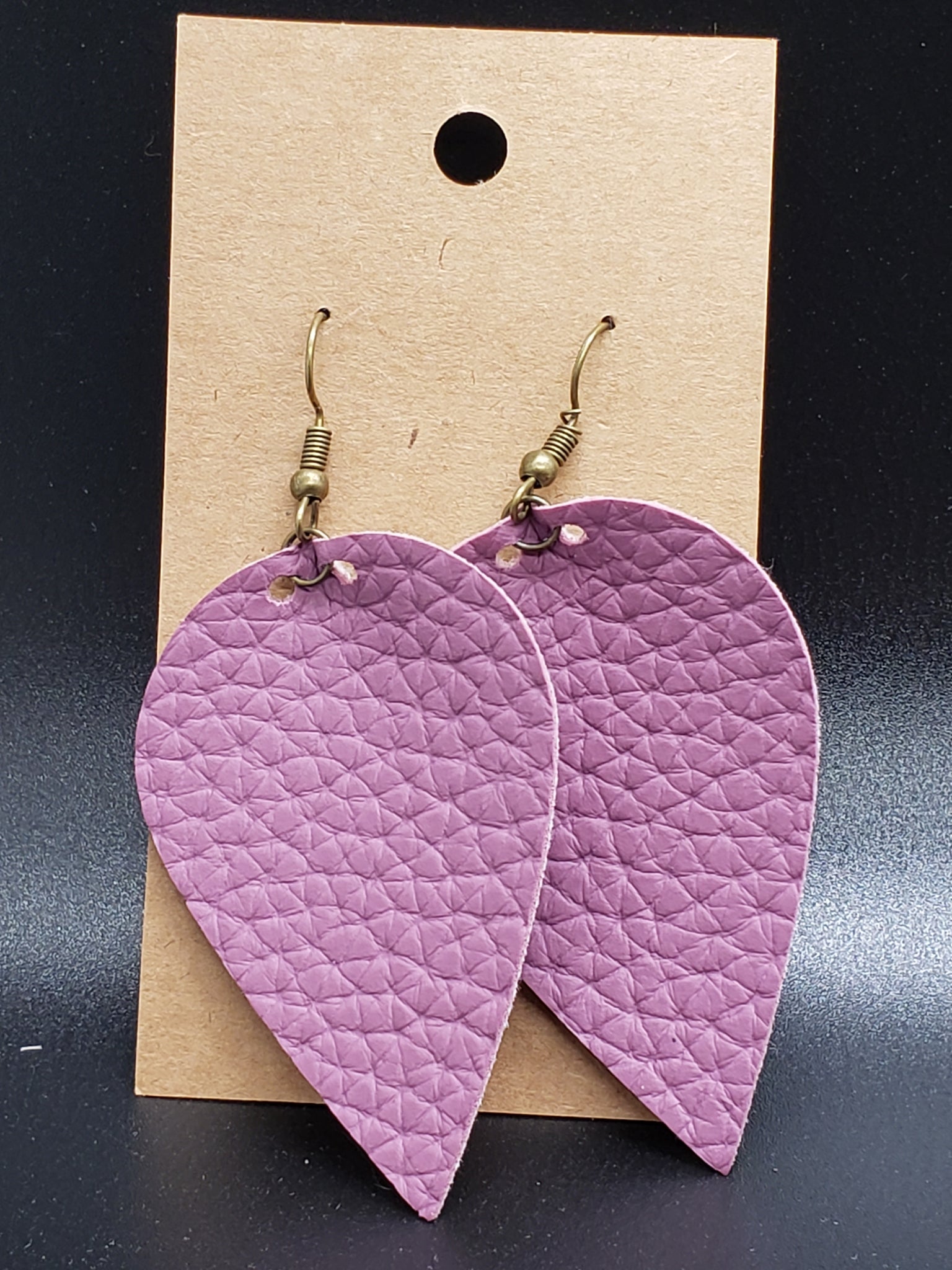 Petal Earrings - Plum