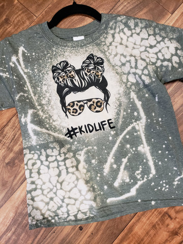 #KIDLIFE Girl Bleached (Youth) Graphic T