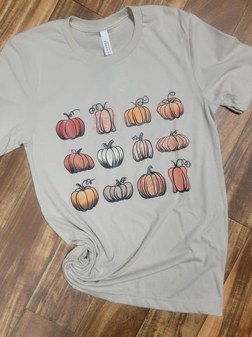 Pumpkins Screen Print T