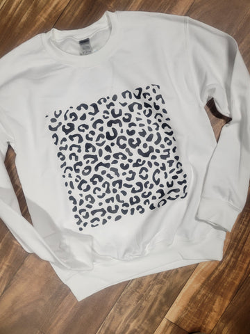 Leopard Crew Sweatshirt