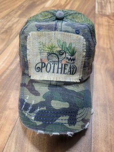 Pothead Patch Camo Hat